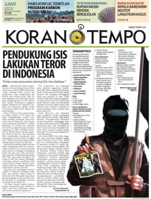 Pendukung isis teror indonesia